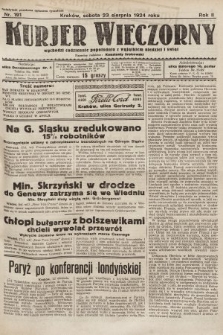 Kurjer Wieczorny : poświęcony sprawom ekonomicznym, giełdowym i politycznym. 1924, nr 191