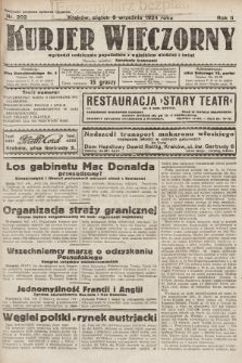 Kurjer Wieczorny : poświęcony sprawom ekonomicznym, giełdowym i politycznym. 1924, nr 202