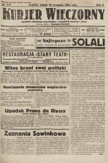 Kurjer Wieczorny : poświęcony sprawom ekonomicznym, giełdowym i politycznym. 1924, nr 213