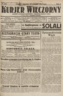 Kurjer Wieczorny : poświęcony sprawom ekonomicznym, giełdowym i politycznym. 1924, nr 218