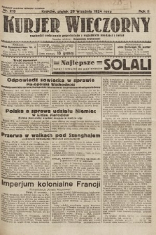 Kurjer Wieczorny : poświęcony sprawom ekonomicznym, giełdowym i politycznym. 1924, nr 219