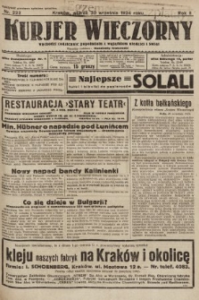 Kurjer Wieczorny : poświęcony sprawom ekonomicznym, giełdowym i politycznym. 1924, nr 222