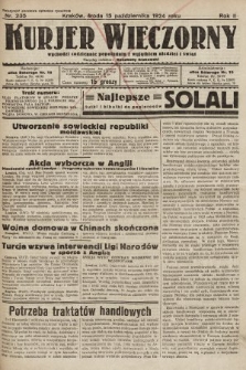 Kurjer Wieczorny : poświęcony sprawom ekonomicznym, giełdowym i politycznym. 1924, nr 235