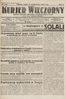 Kurjer Wieczorny : poświęcony sprawom ekonomicznym, giełdowym i politycznym. 1924, nr 237