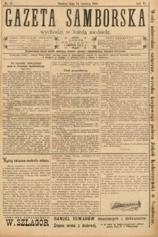 Gazeta Samborska. 1906, nr 25