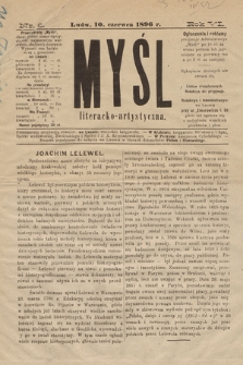 Myśl Literacko-Artystyczna. 1896, nr 8