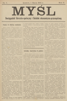 Myśl. 1892, nr 5