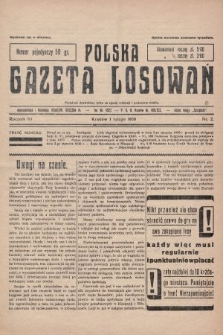 Polska Gazeta Losowań. 1930, nr 2