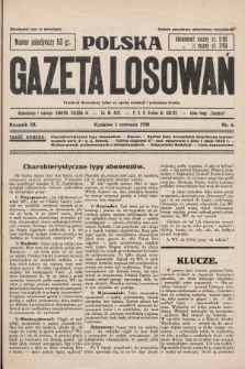 Polska Gazeta Losowań. 1930, nr 6