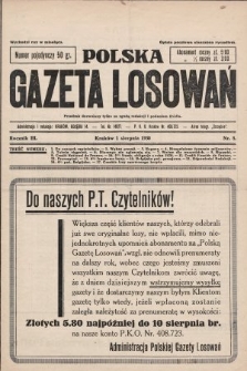 Polska Gazeta Losowań. 1930, nr 8