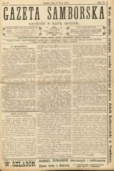 Gazeta Samborska. 1906, nr 27