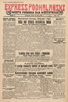Express Podhalański : gazeta poranna dla wszystkich. 1931, nr 18
