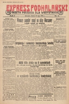 Express Podhalański : gazeta poranna dla wszystkich. 1931, nr 21