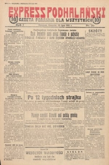 Express Podhalański : gazeta poranna dla wszystkich. 1931, nr 26