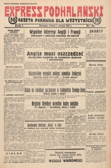 Express Podhalański : gazeta poranna dla wszystkich. 1931, nr 28