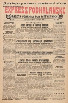 Express Podhalański : gazeta poranna dla wszystkich. 1931, nr 29