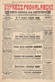 Express Podhalański : gazeta poranna dla wszystkich. 1931, nr 30