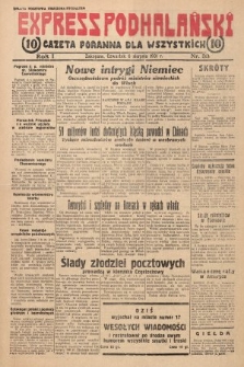 Express Podhalański : gazeta poranna dla wszystkich. 1931, nr 33