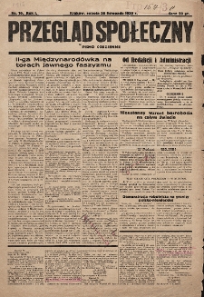 Przegląd Społeczny. 1930, nr 10