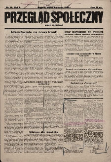 Przegląd Społeczny. 1930, nr 14