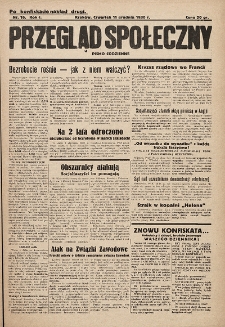 Przegląd Społeczny. 1930, nr 16