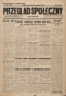 Przegląd Społeczny. 1930, nr 22