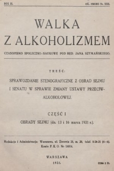 Walka z Alkoholizmem : kwartalnik społeczno-naukowy. 1931, Walka z Alkoholizmem : kwartalnik społeczno-naukowy. 1931, Spis Wydawnictw Składnicy Higjenicznej Tow. „Trzeźwość”