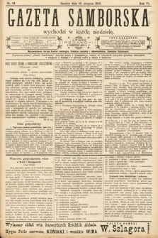 Gazeta Samborska. 1906, nr 34