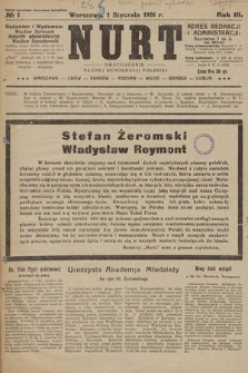 Nurt : dwutygodnik Młodej Demokracji Polskiej. 1926, nr 1