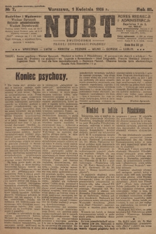 Nurt : dwutygodnik Młodej Demokracji Polskiej. 1926, nr 7