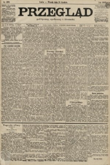 Przegląd polityczny, społeczny i literacki. 1899, nr 289