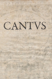 Liber Primus S. Symphoniarum Vocibus VIII. VII. VI. V. IV. III. II. I. Cantus
