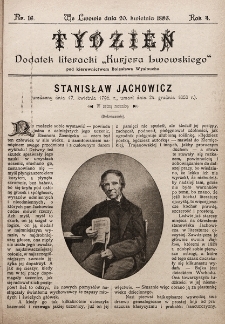 Tydzień : dodatek literacki „Kurjera Lwowskiego”. 1896, nr 16