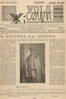 Wola i Czyn : czasopismo społeczno-polityczne. 1937, nr 1