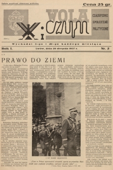 Wola i Czyn : czasopismo społeczno-polityczne. 1937, nr 2