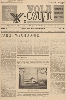 Wola i Czyn : czasopismo społeczno-polityczne. 1937, nr 3