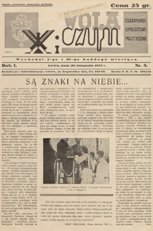 Wola i Czyn : czasopismo społeczno-polityczne. 1937, nr 8