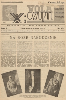 Wola i Czyn : czasopismo społeczno-polityczne. 1937, nr 10