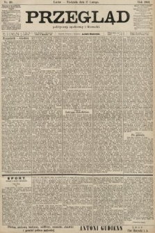 Przegląd polityczny, społeczny i literacki. 1901, nr 40