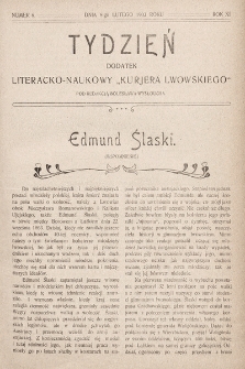 Tydzień : dodatek literacko-naukowy „Kurjera Lwowskiego”. 1903, nr 6