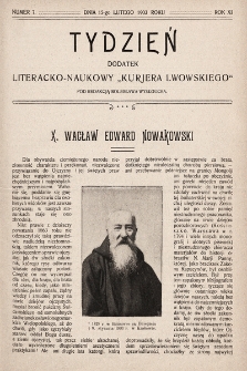Tydzień : dodatek literacko-naukowy „Kurjera Lwowskiego”. 1903, nr 7