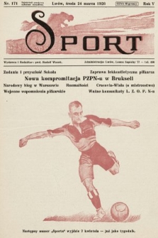 Sport. 1926, nr 171