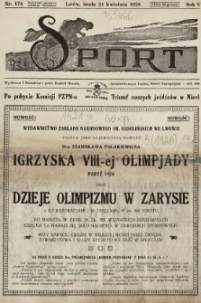 Sport. 1926, nr 174