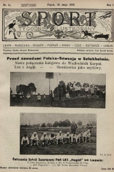 Sport : tygodnik ilustrowany. 1922, nr 11