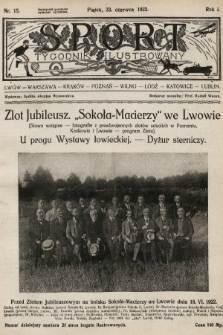 Sport : tygodnik ilustrowany. 1922, nr 15