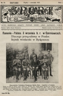 Sport : tygodnik ilustrowany. 1922, nr 25
