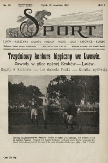 Sport. 1922, nr 28