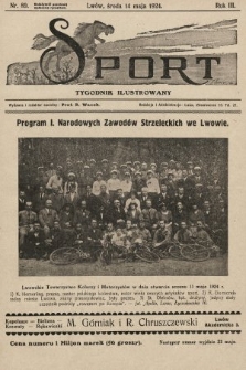 Sport : tygodnik ilustrowany. 1924, nr 89