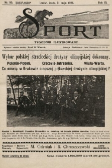 Sport : tygodnik ilustrowany. 1924, nr 90