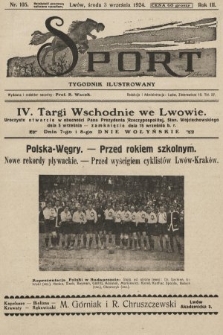 Sport : tygodnik ilustrowany. 1924, nr 105